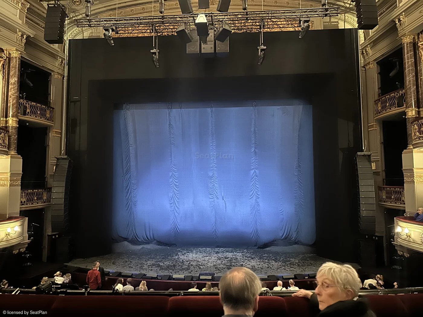 Theatre Royal Drury Lane Royal Circle C24 view from seat photo