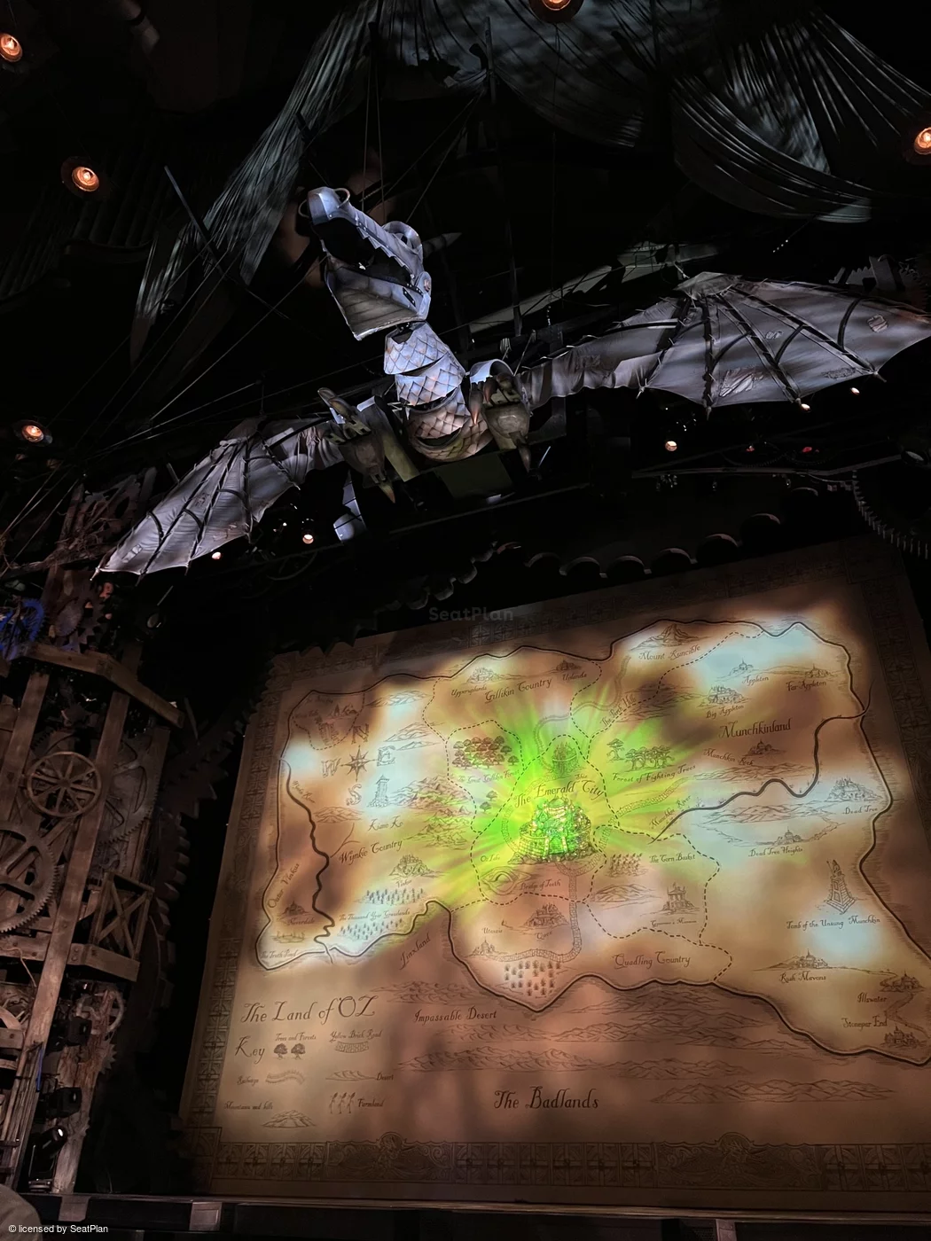 Apollo Victoria Theatre Stalls F18 view from seat photo