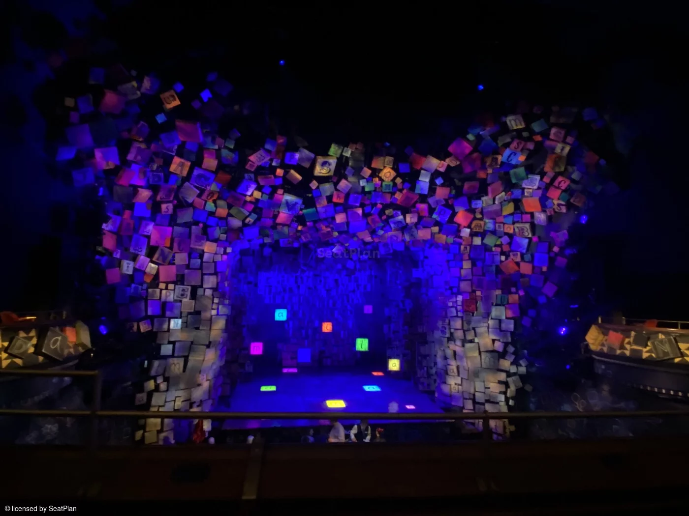 Cambridge Theatre Dress Circle B22 view from seat photo