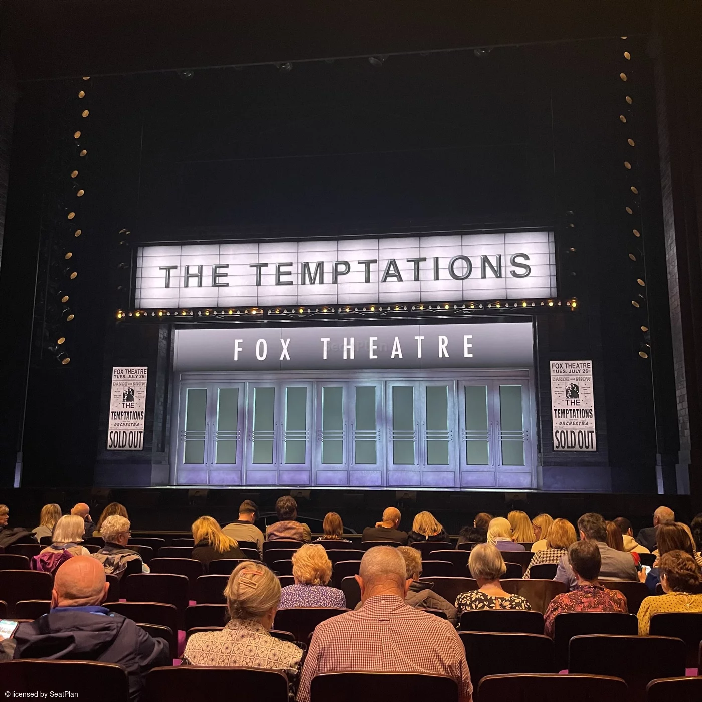 Prince Edward Theatre Stalls K14 view from seat photo