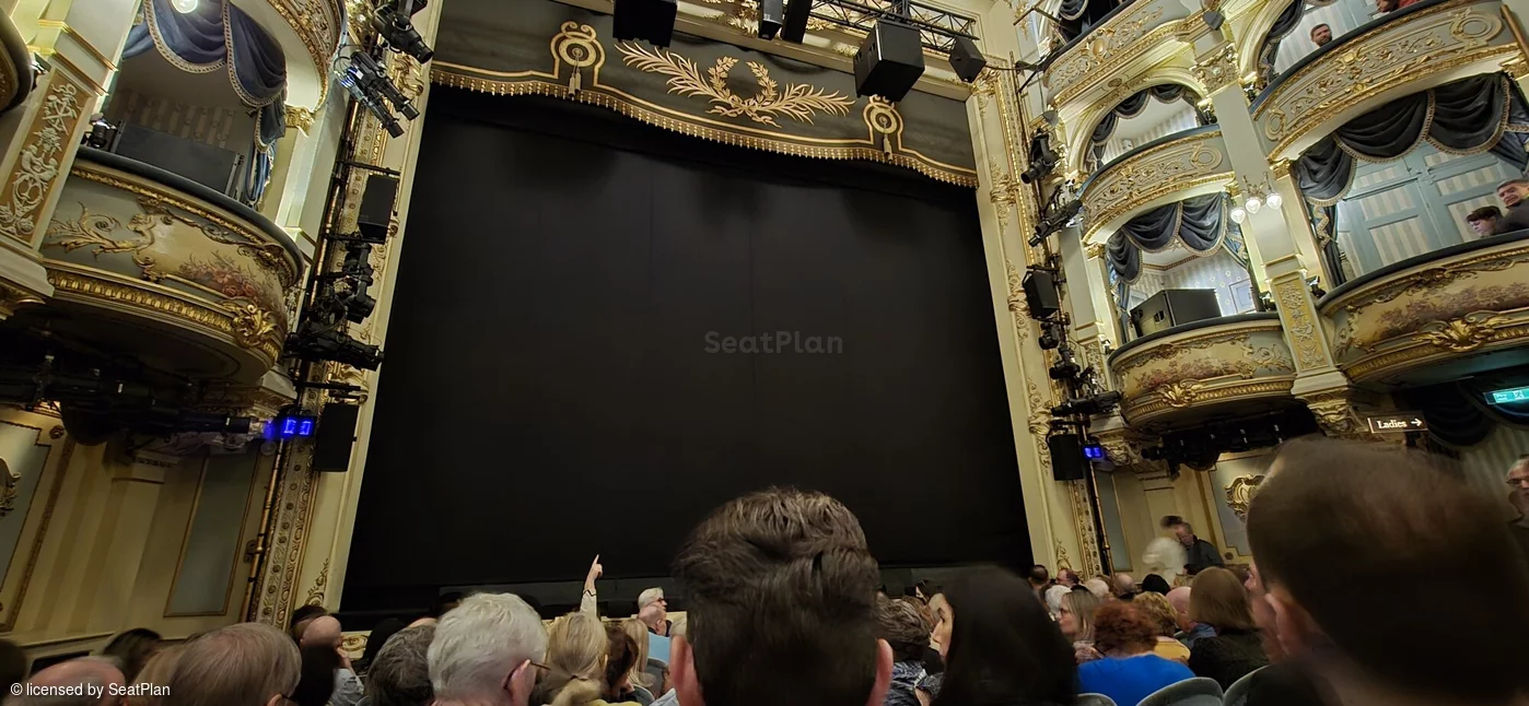 Wyndham's Theatre Stalls H20 view from seat photo