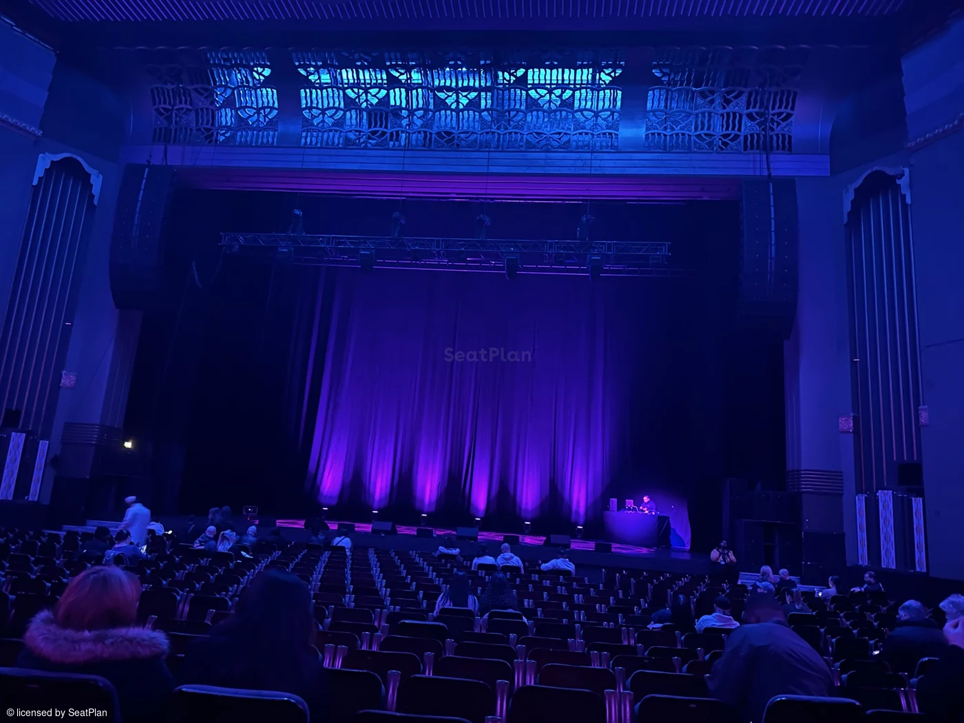 Eventim Apollo Stalls V35 view from seat photo