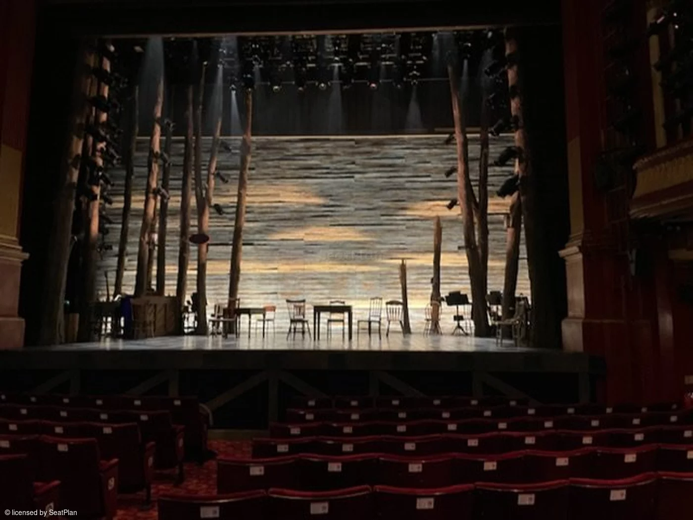 Phoenix Theatre Stalls J11 view from seat photo