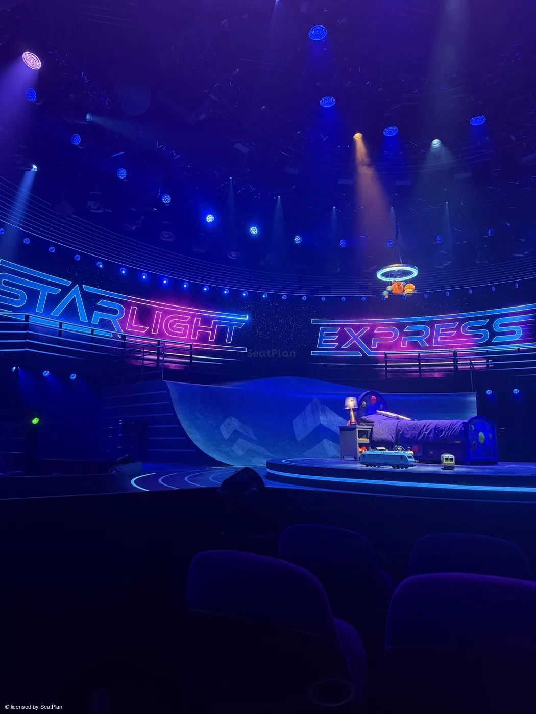 Wembley Park Theatre First Class Carriage 2 DD17 view from seat photo