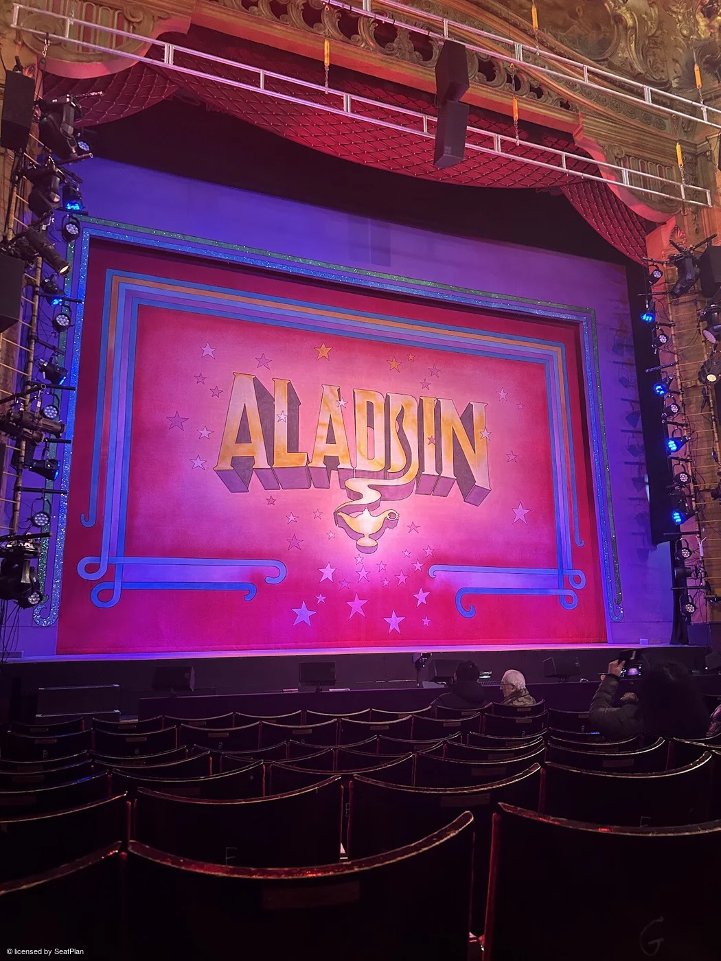 Hackney Empire Stalls I23 view from seat photo