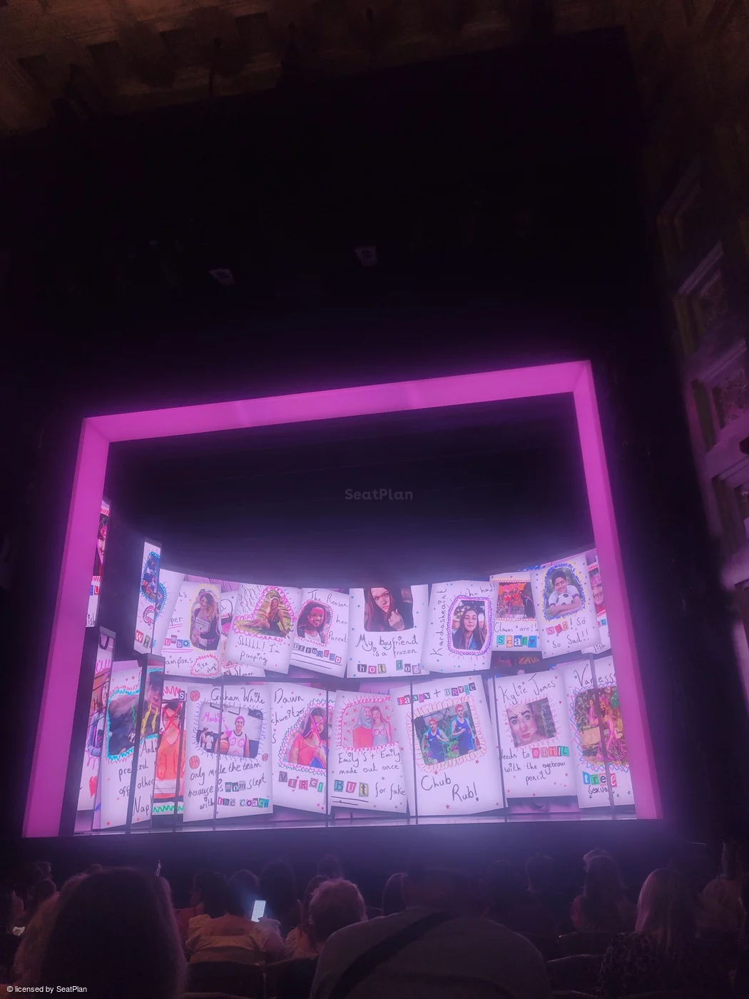 Savoy Theatre Stalls H10 view from seat photo