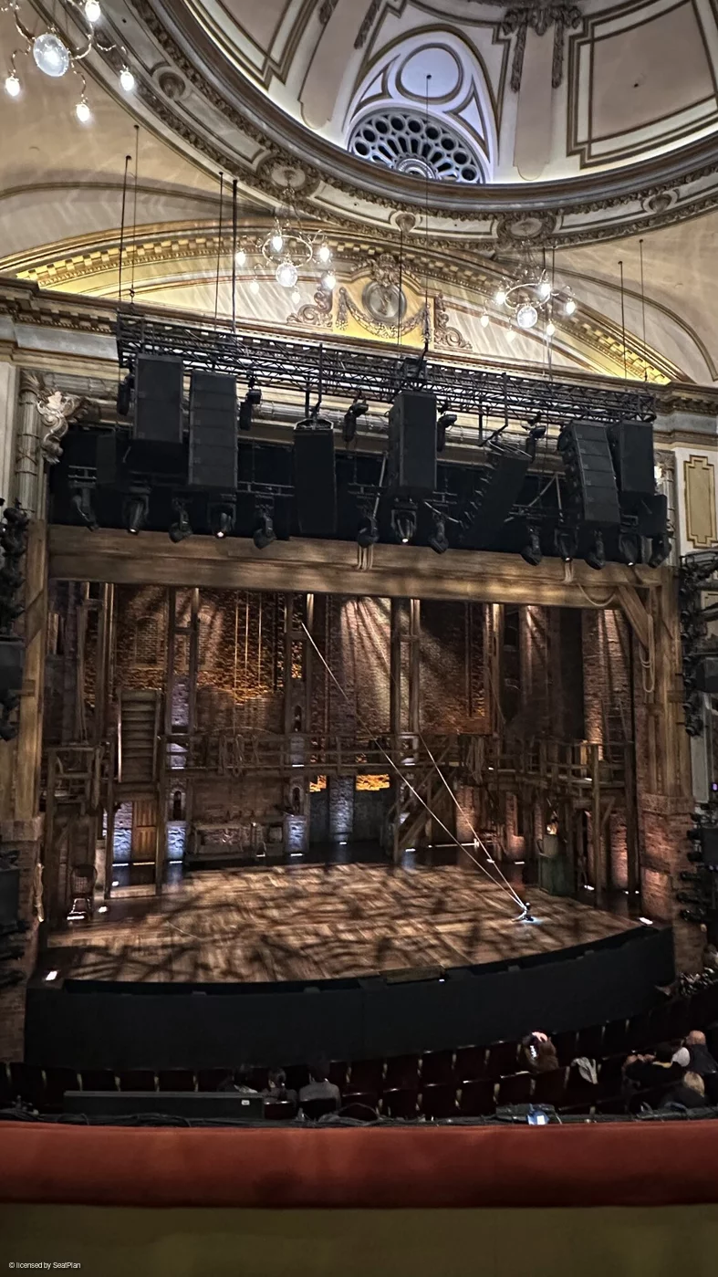 Victoria Palace Theatre Royal Circle C30 view from seat photo