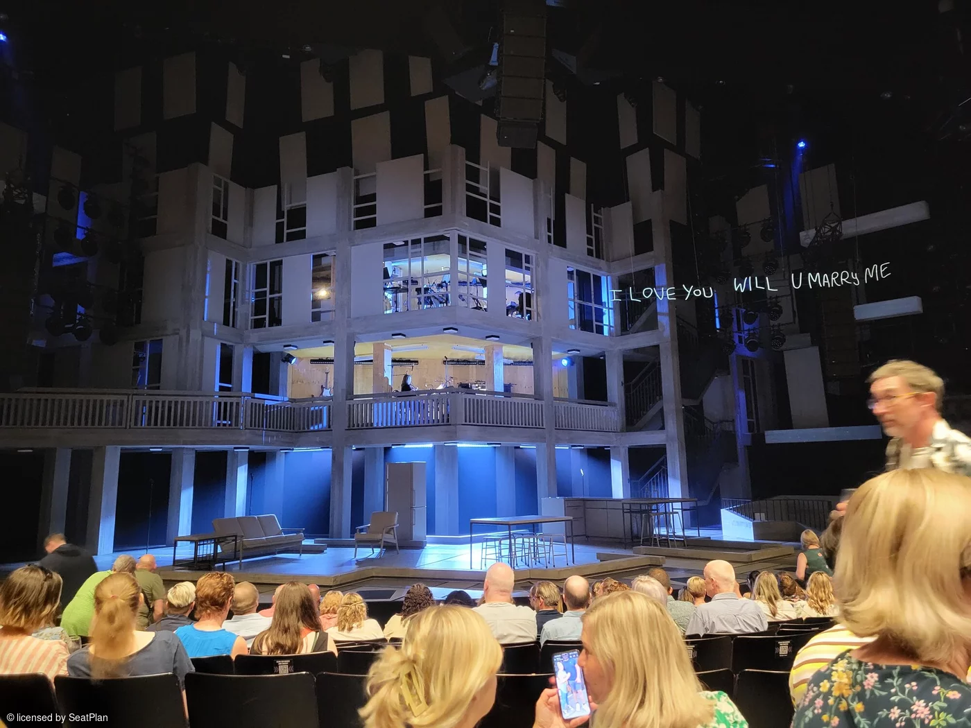 Gillian Lynne Theatre Stalls K46 view from seat photo