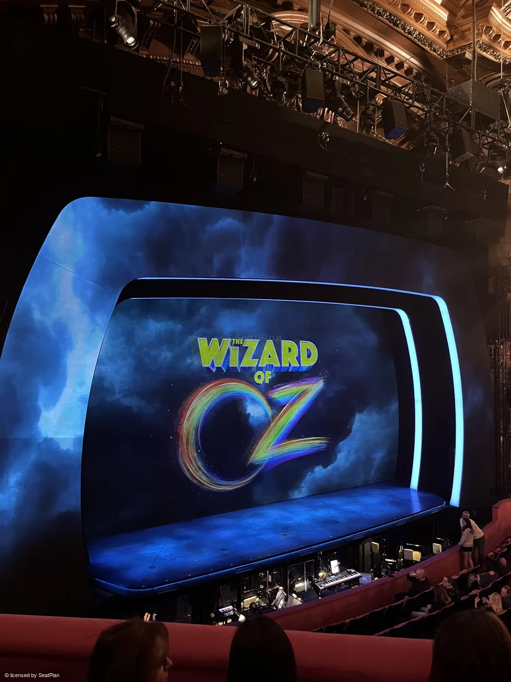 London Palladium Royal Circle C39 view from seat photo