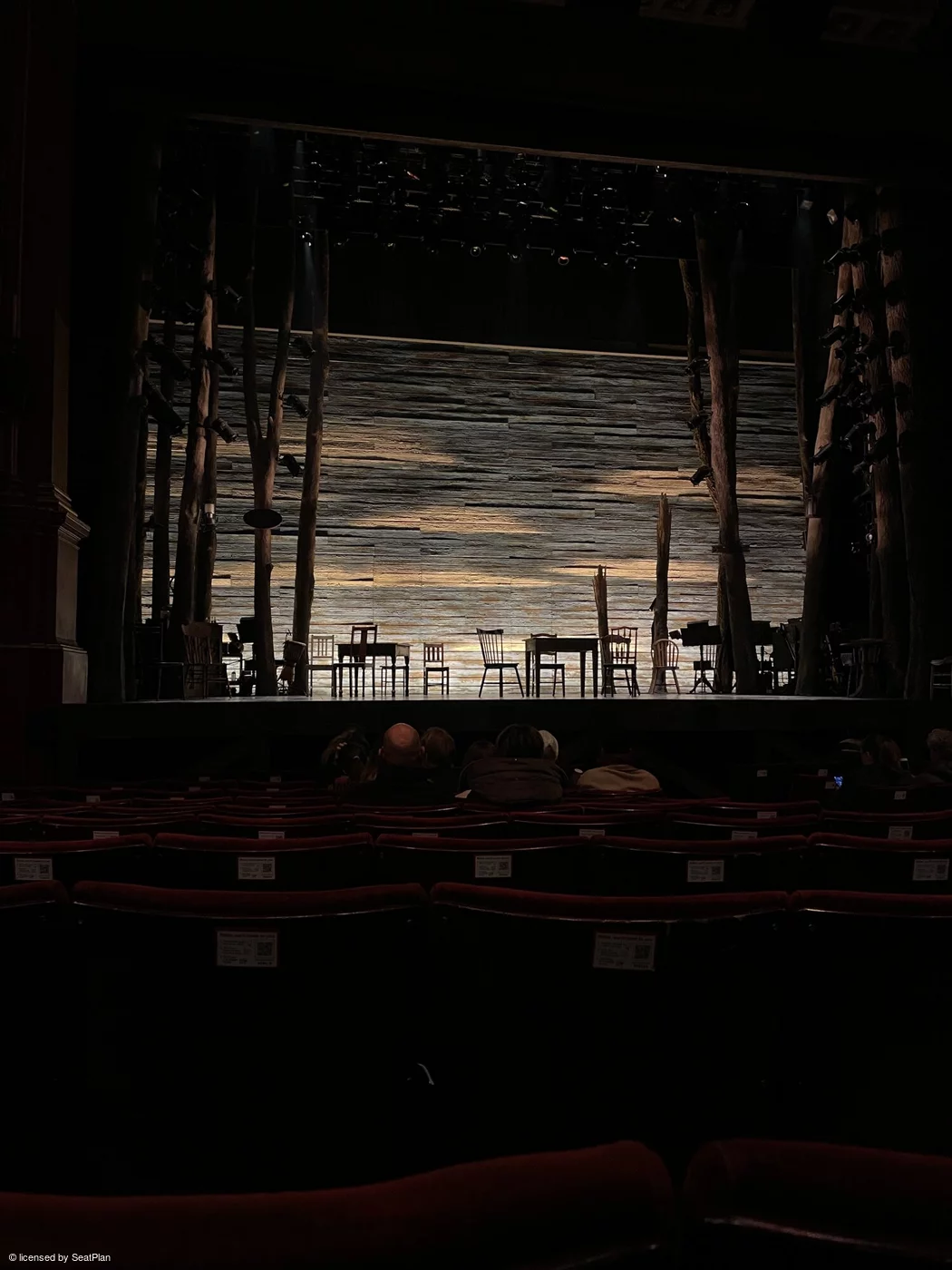 Phoenix Theatre Stalls J18 view from seat photo