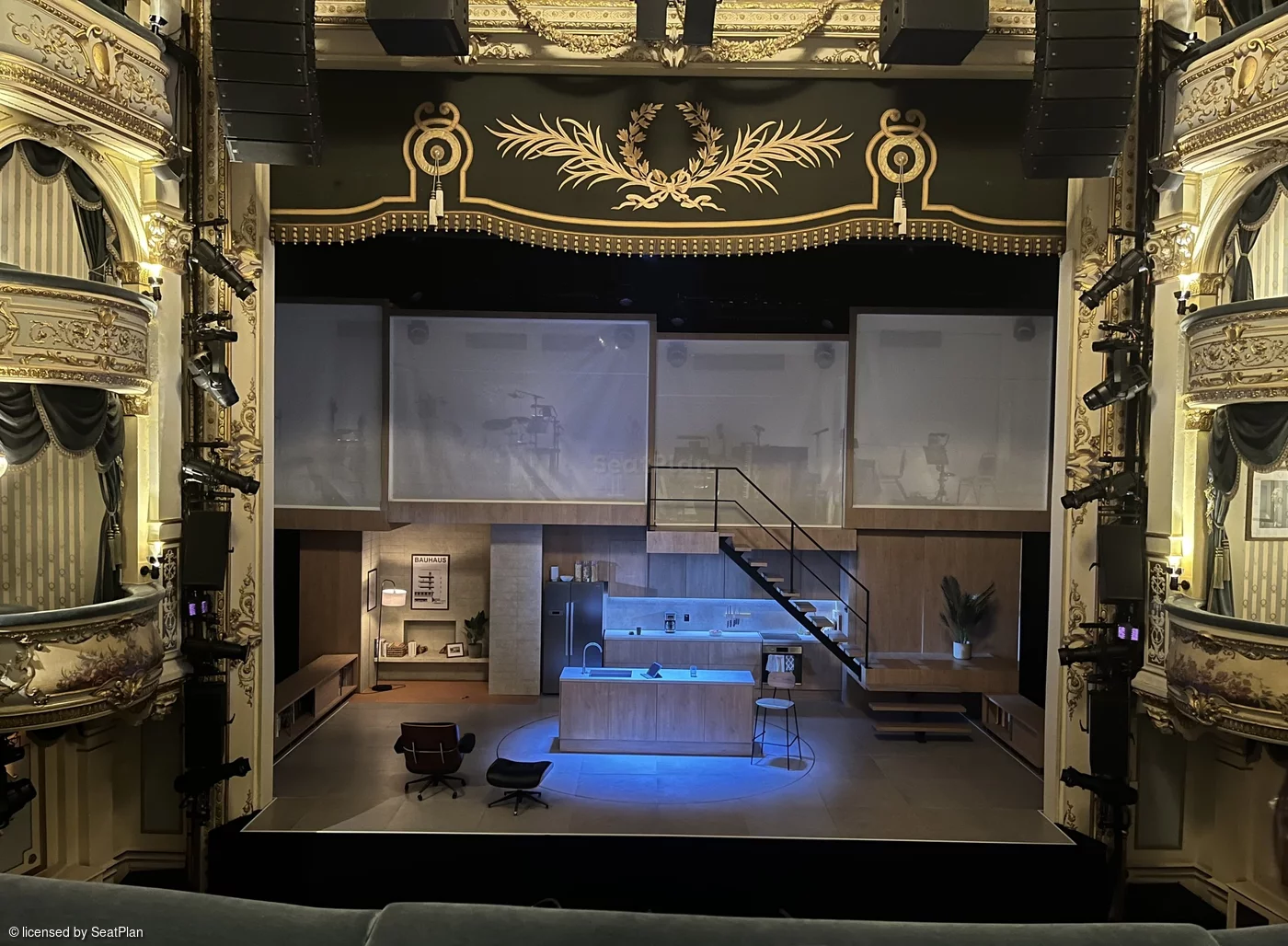 Wyndham's Theatre Royal Circle B16 view from seat photo