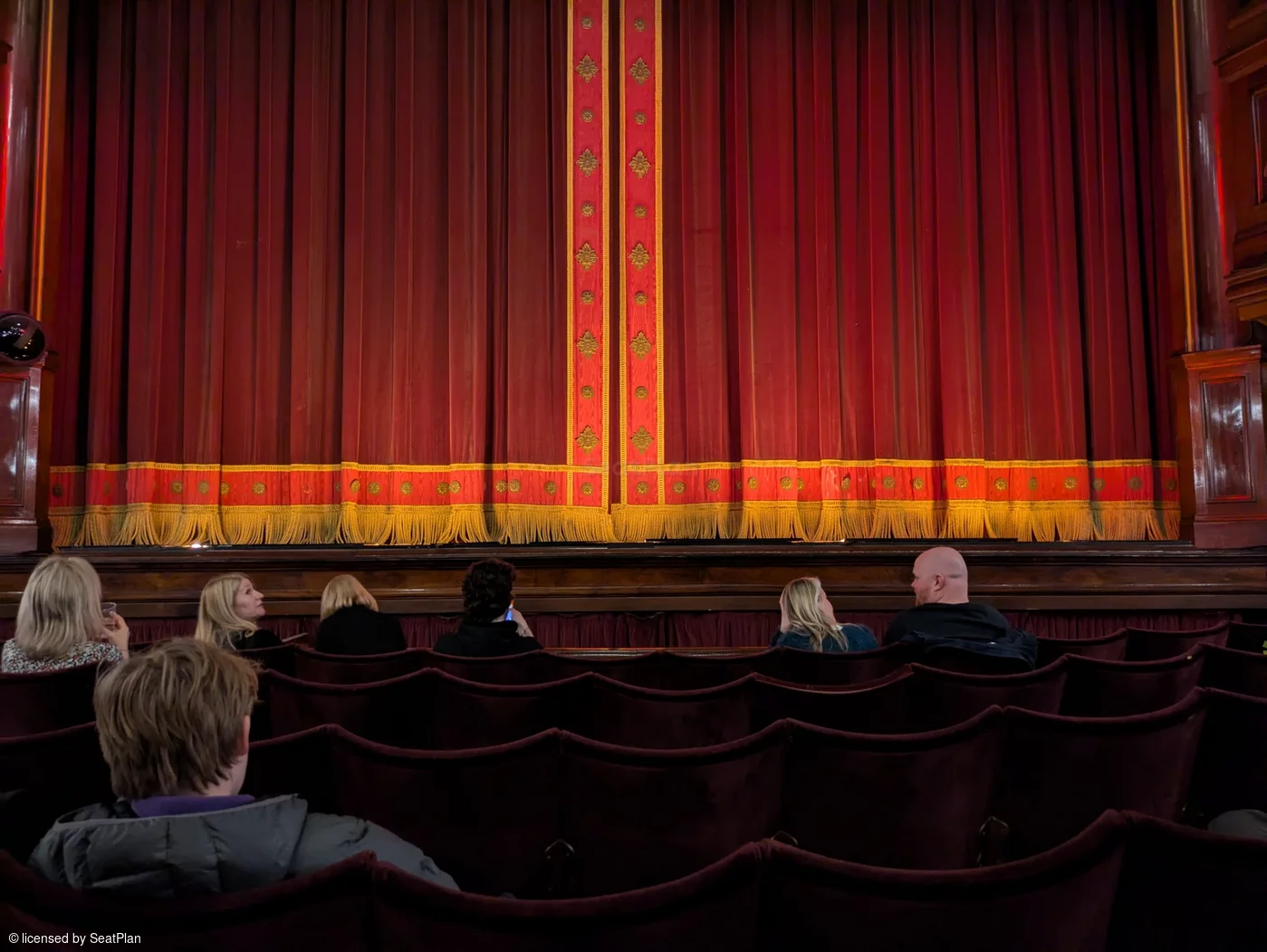 St Martin's Theatre Stalls F11 view from seat photo