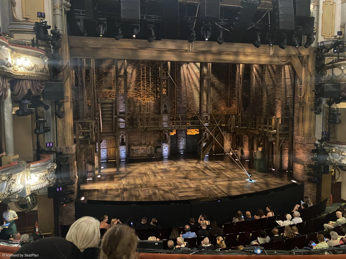 Victoria Palace Theatre Royal Circle C29 view from seat photo