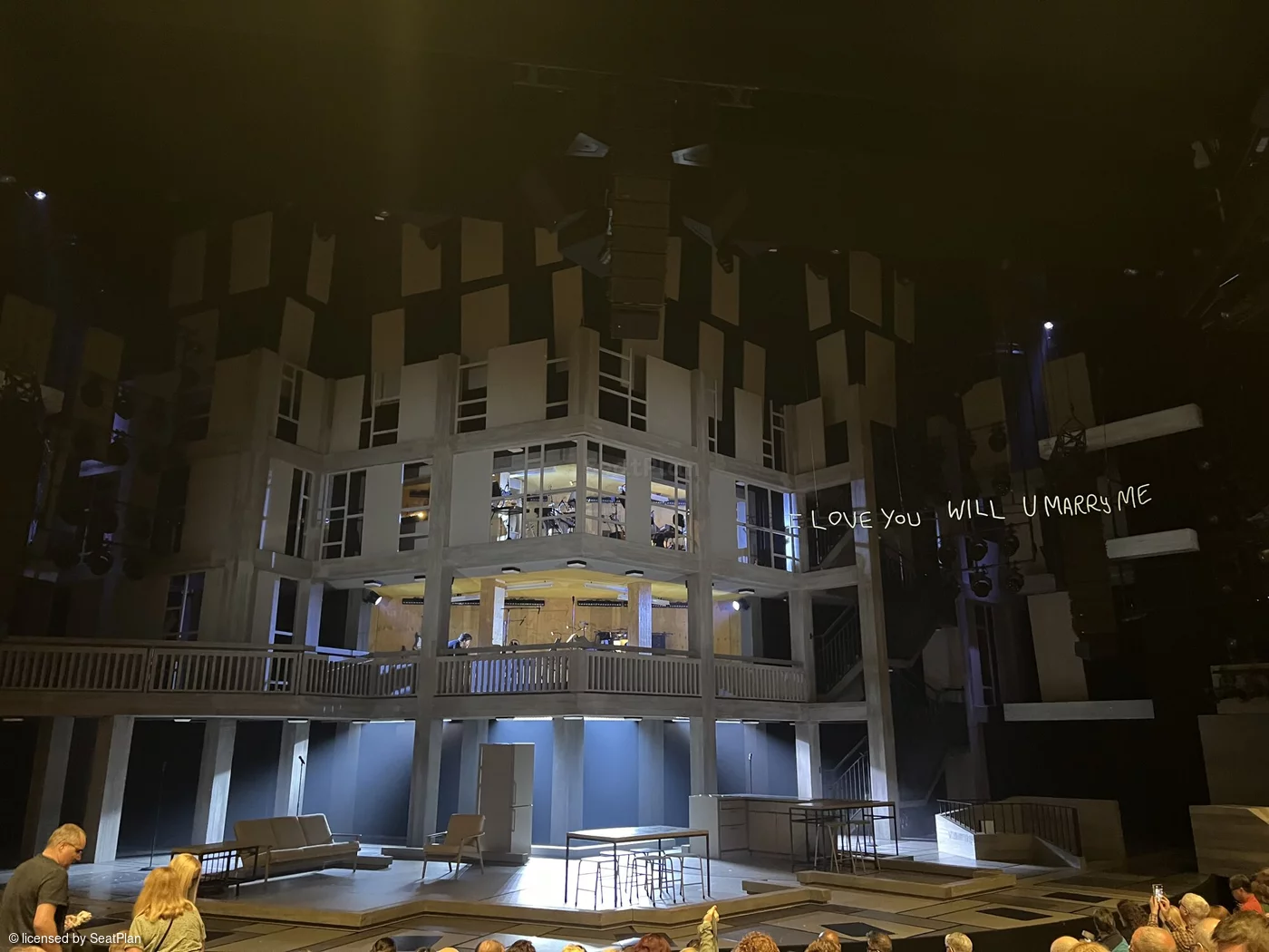 Gillian Lynne Theatre Stalls K43 view from seat photo