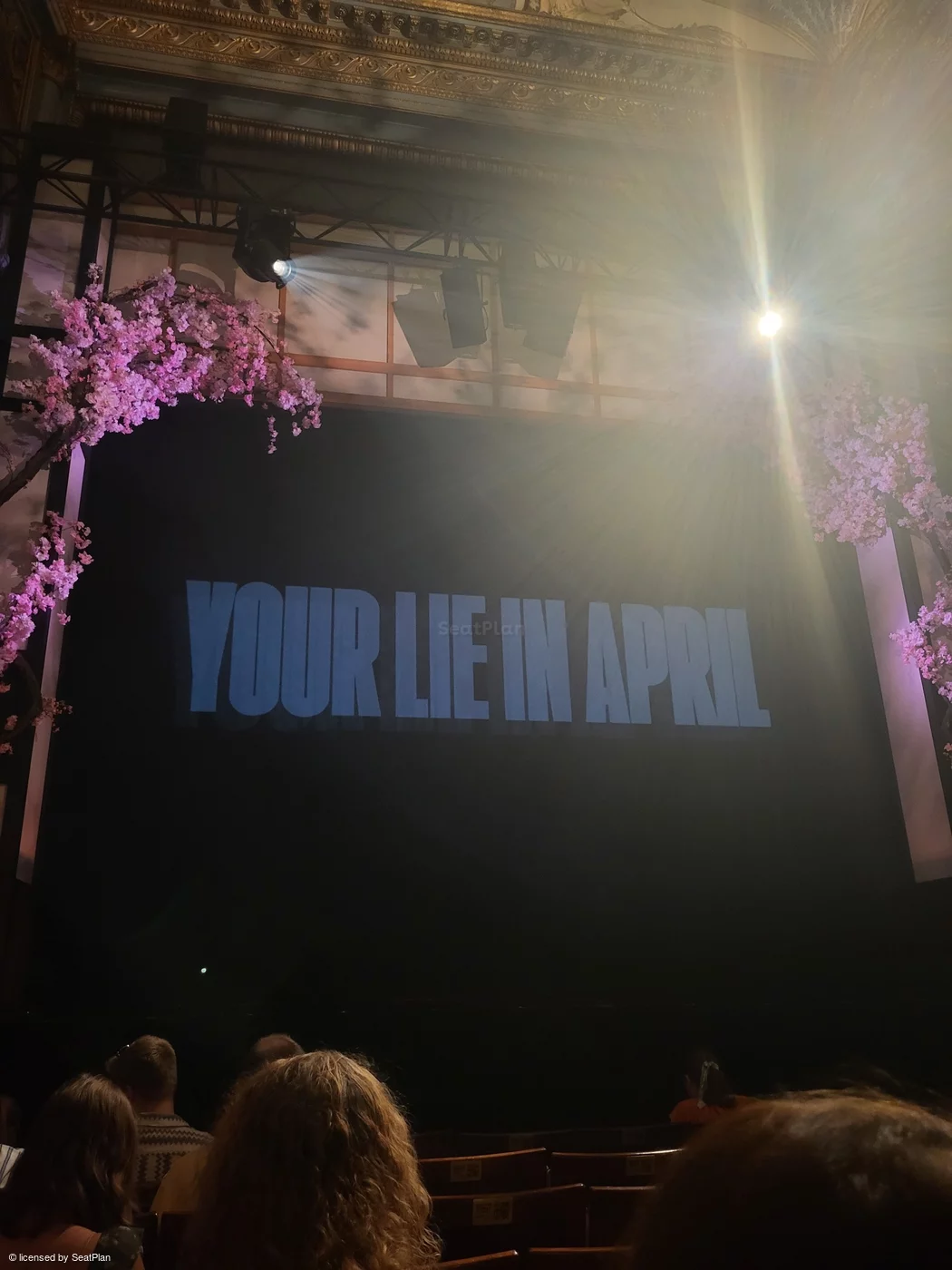 Harold Pinter Theatre Stalls H15 view from seat photo