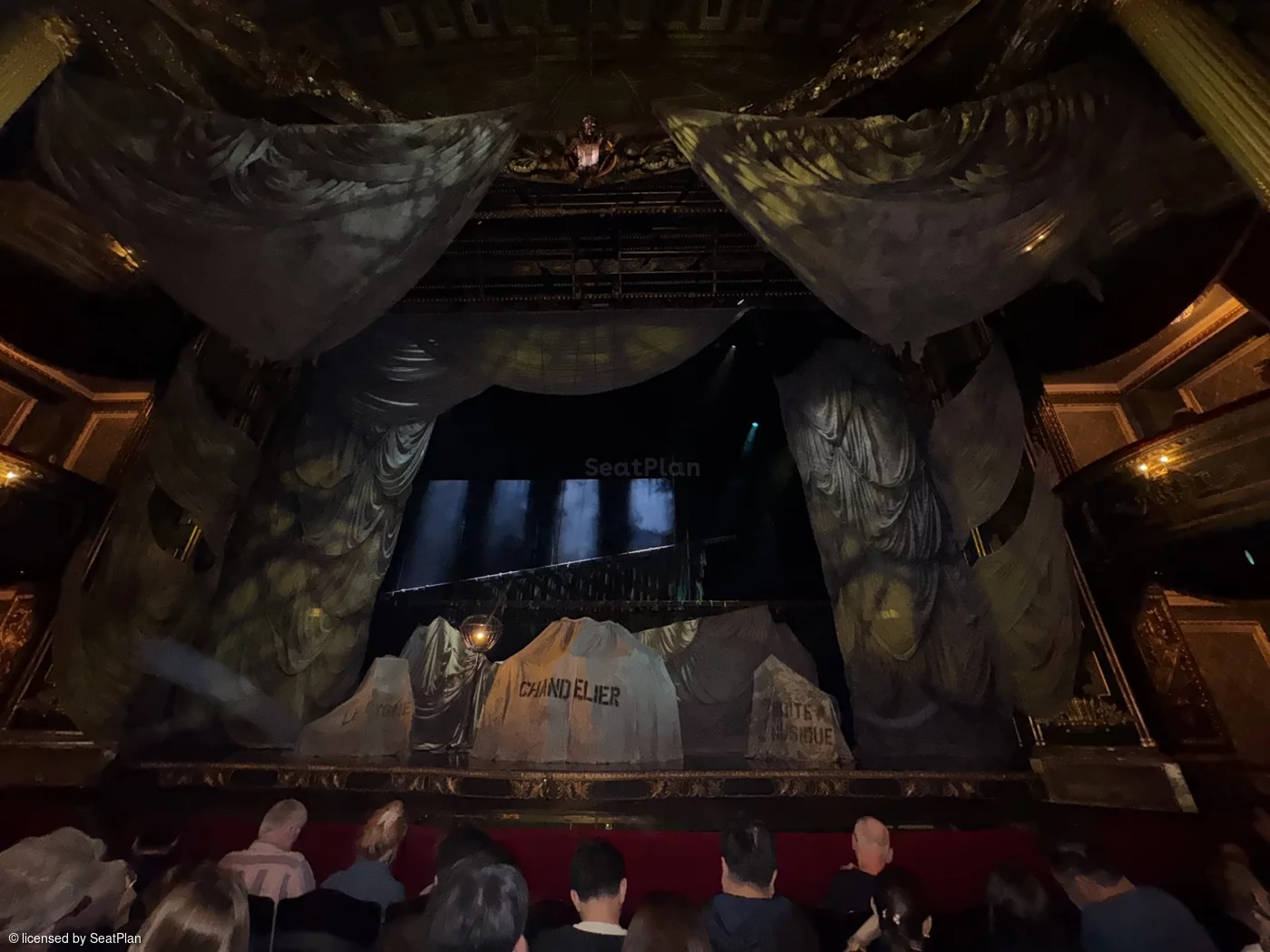 His Majesty's Theatre Stalls E18 view from seat photo