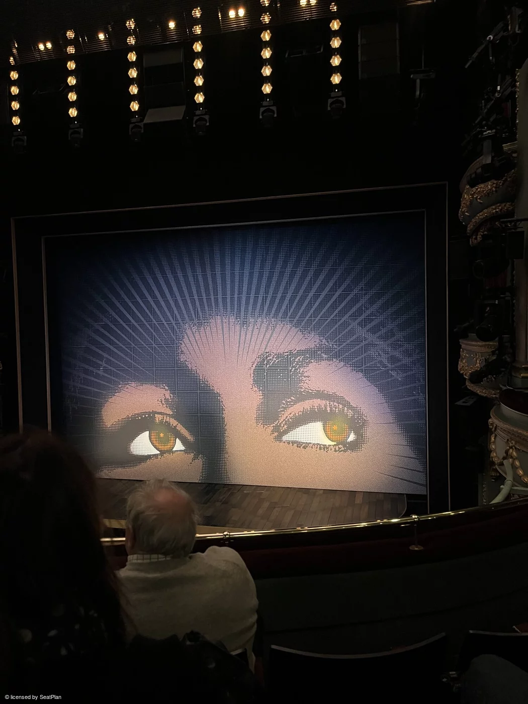 Aldwych Theatre Dress Circle C6 view from seat photo