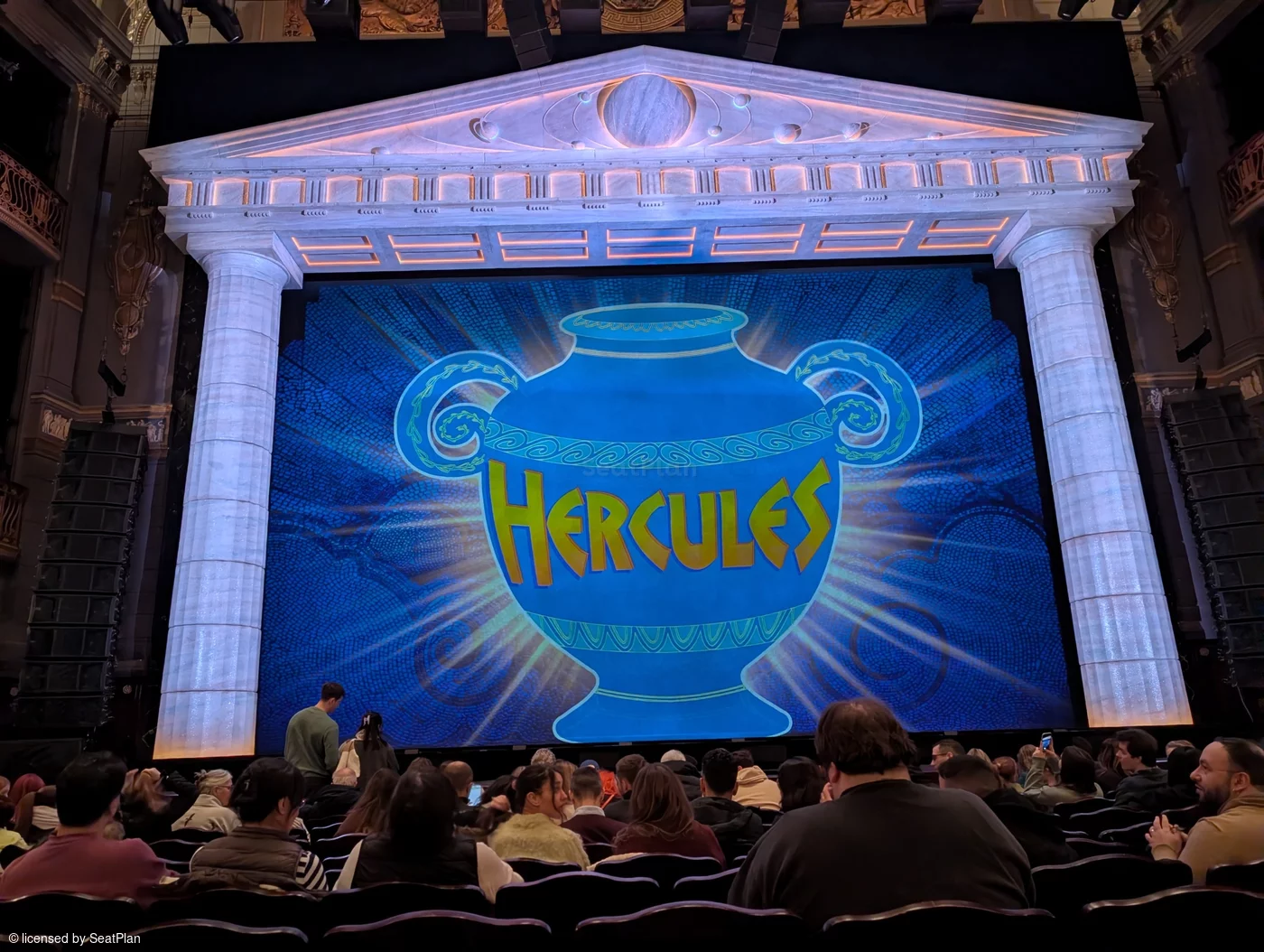 Theatre Royal Drury Lane Stalls L28 view from seat photo