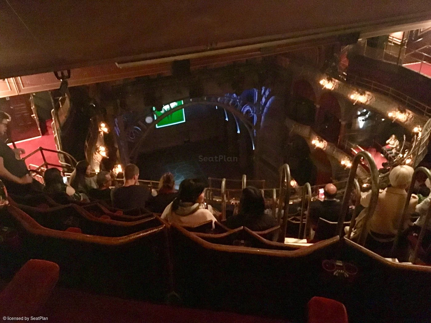 A seatview image from the Balcony for Harry Potter and the Cursed Child