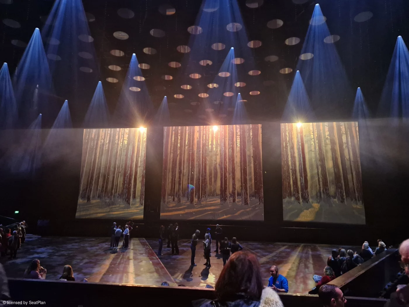 ABBA Arena Block H B23 view from seat photo