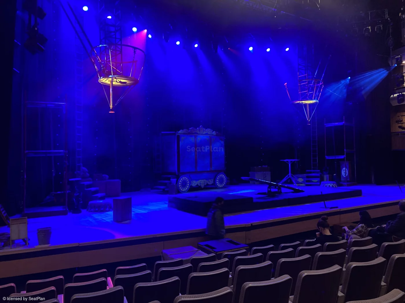 Royal Festival Hall Front Stalls J39 view from seat photo