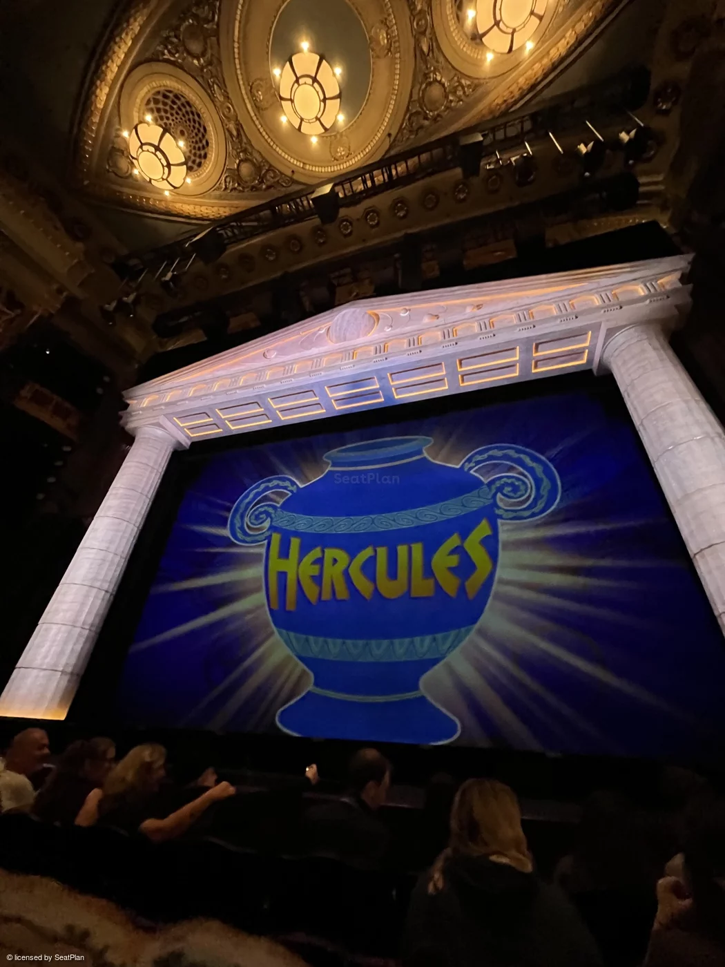 Theatre Royal Drury Lane Stalls D21 view from seat photo