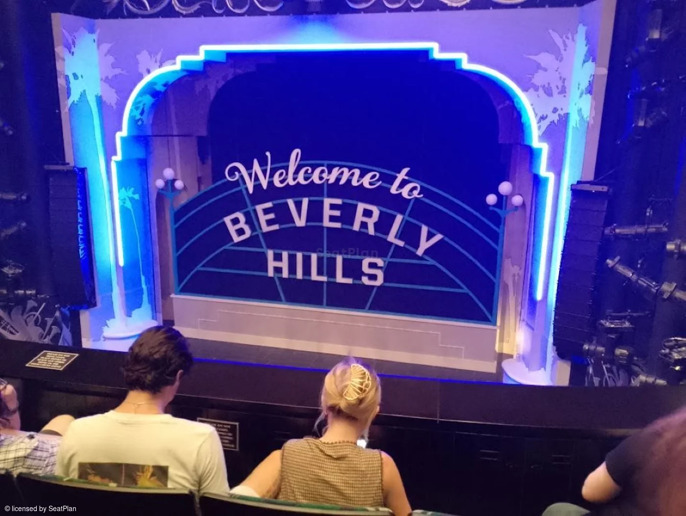 Trafalgar Theatre Dress Circle C8 view from seat photo