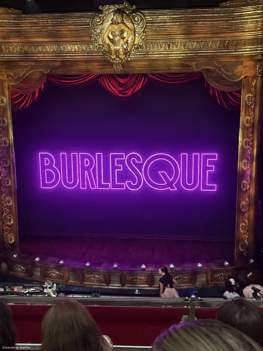 Savoy Theatre Dress Circle C12 view from seat photo