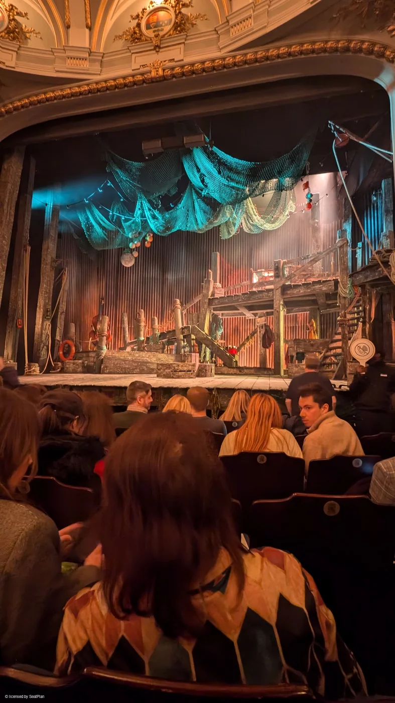 Ambassadors Theatre Stalls F6 view from seat photo