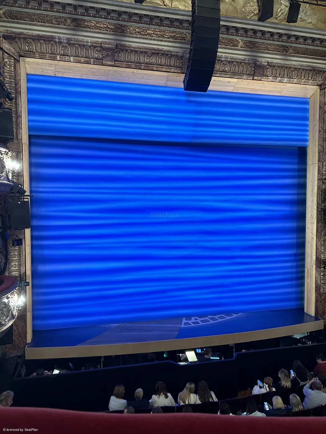 Novello Theatre Dress Circle A20 view from seat photo