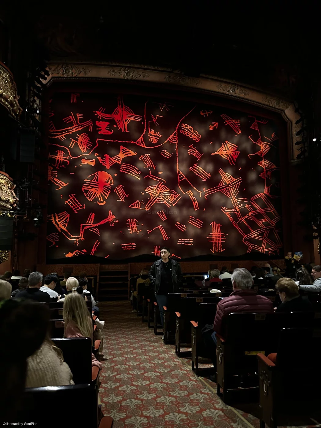 Lyceum Theatre Stalls P33 view from seat photo