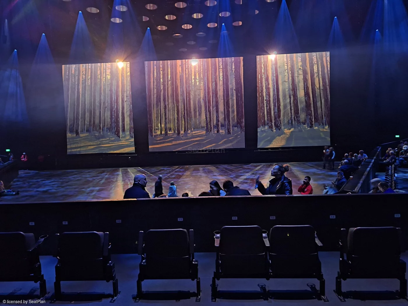 ABBA Arena Block H B19 view from seat photo