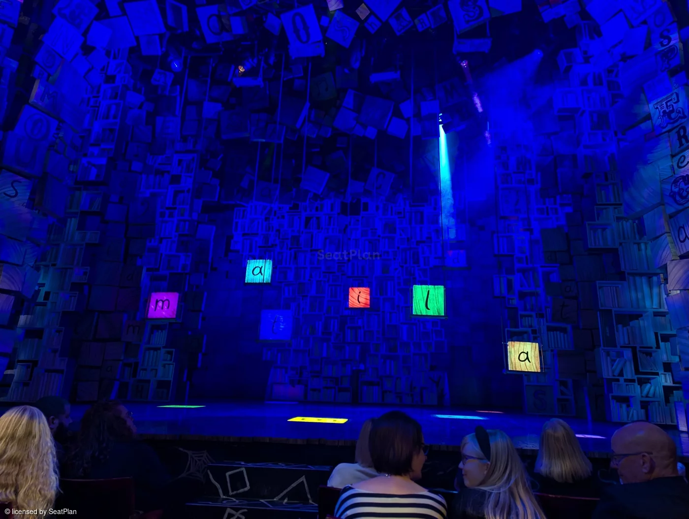 Cambridge Theatre Stalls E12 view from seat photo