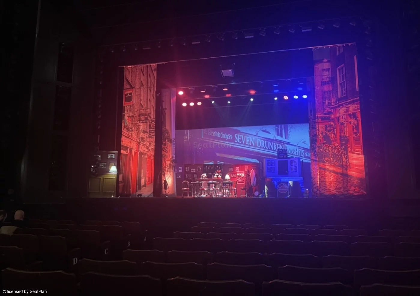 Dominion Theatre Stalls K22 view from seat photo