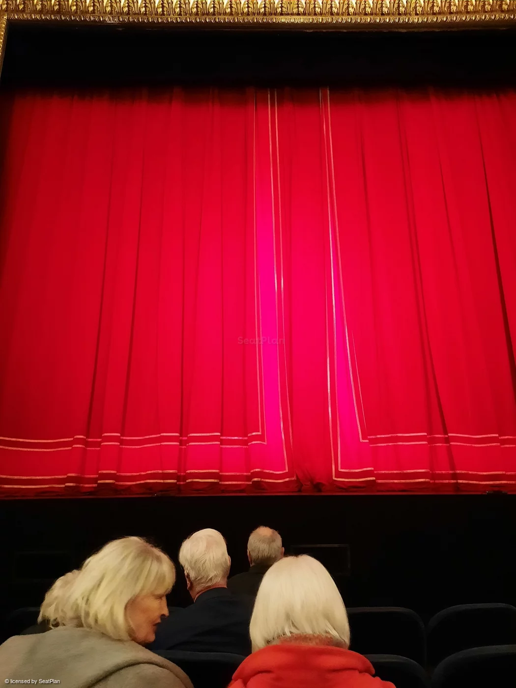 Theatre Royal Haymarket Stalls F11 view from seat photo
