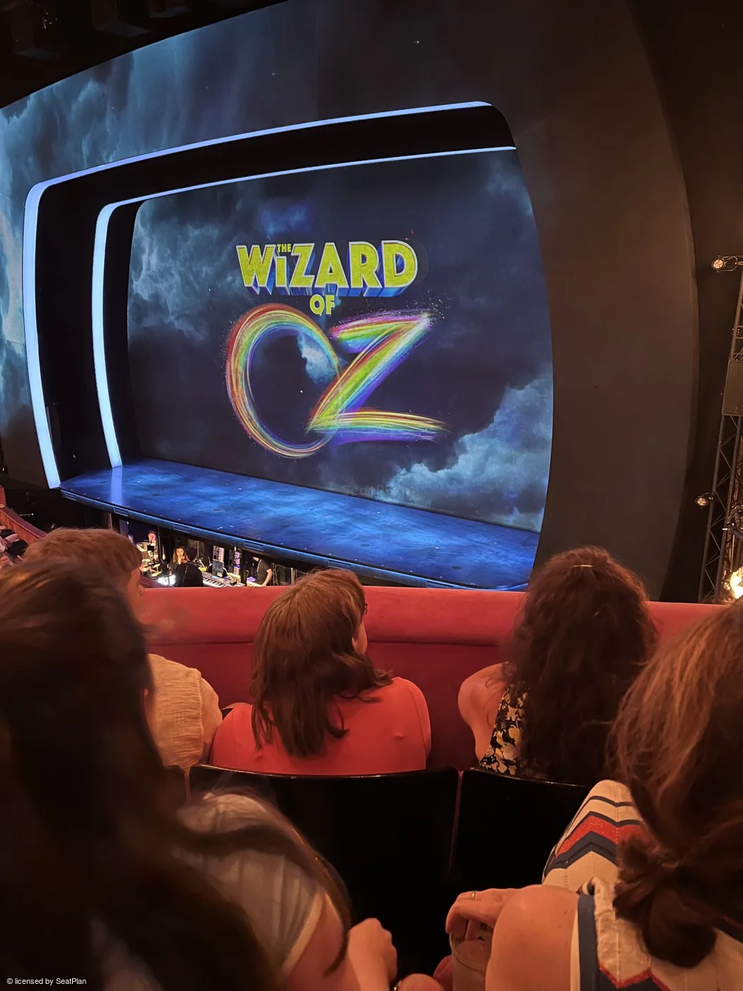 London Palladium Royal Circle C3 view from seat photo