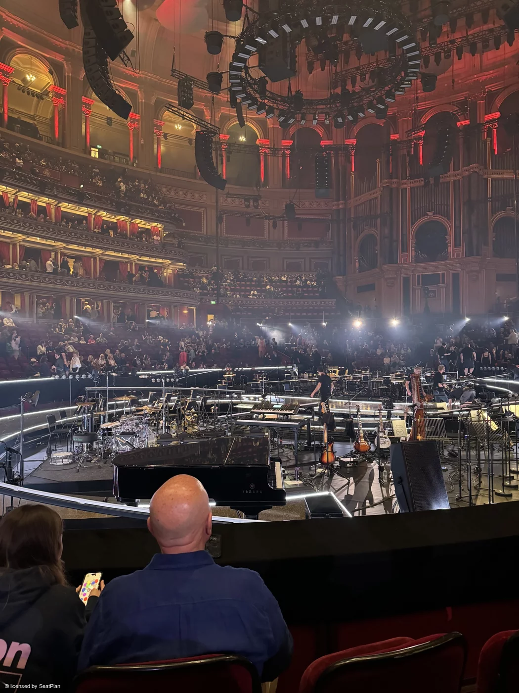 Royal Albert Hall Stalls L 371 view from seat photo