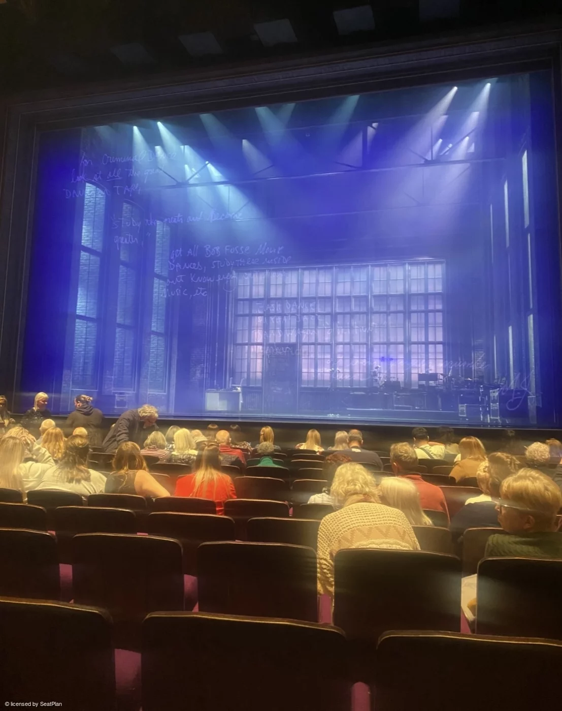 Prince Edward Theatre Stalls K10 view from seat photo