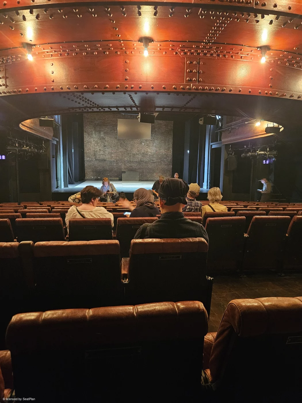 Royal Court Theatre Stalls M15 view from seat photo