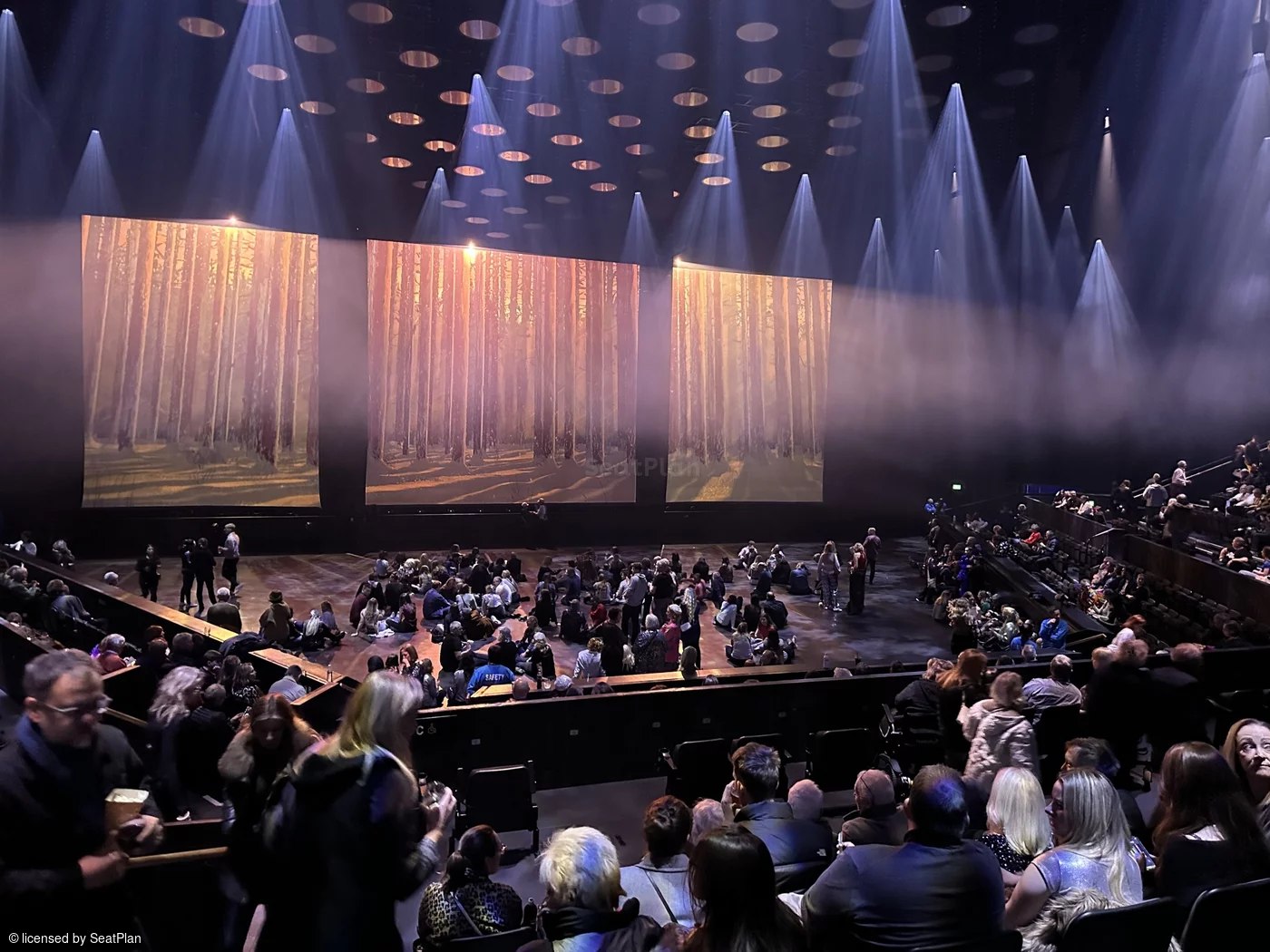 ABBA Arena Block H F3 view from seat photo