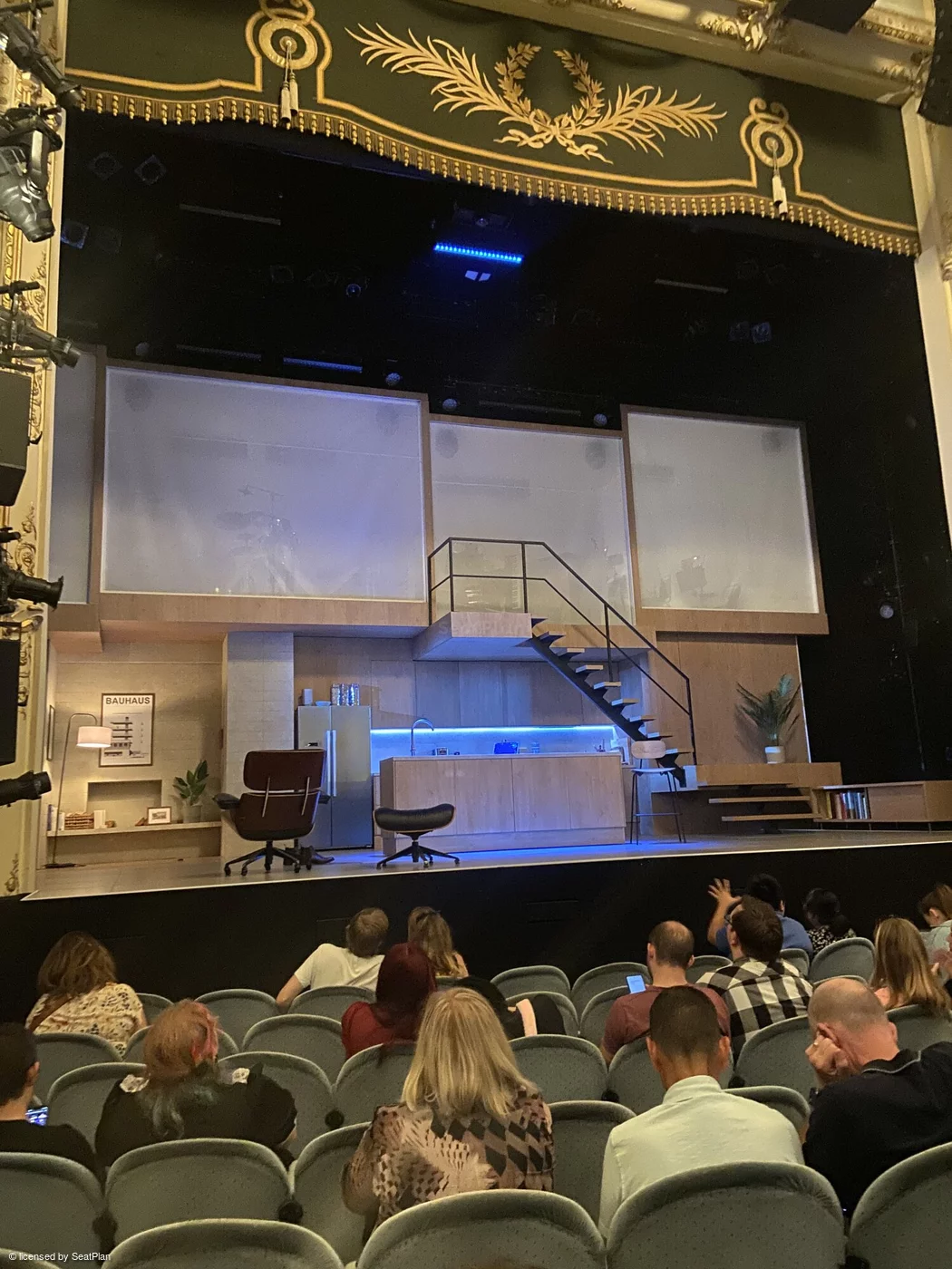 Wyndham's Theatre Stalls H21 view from seat photo