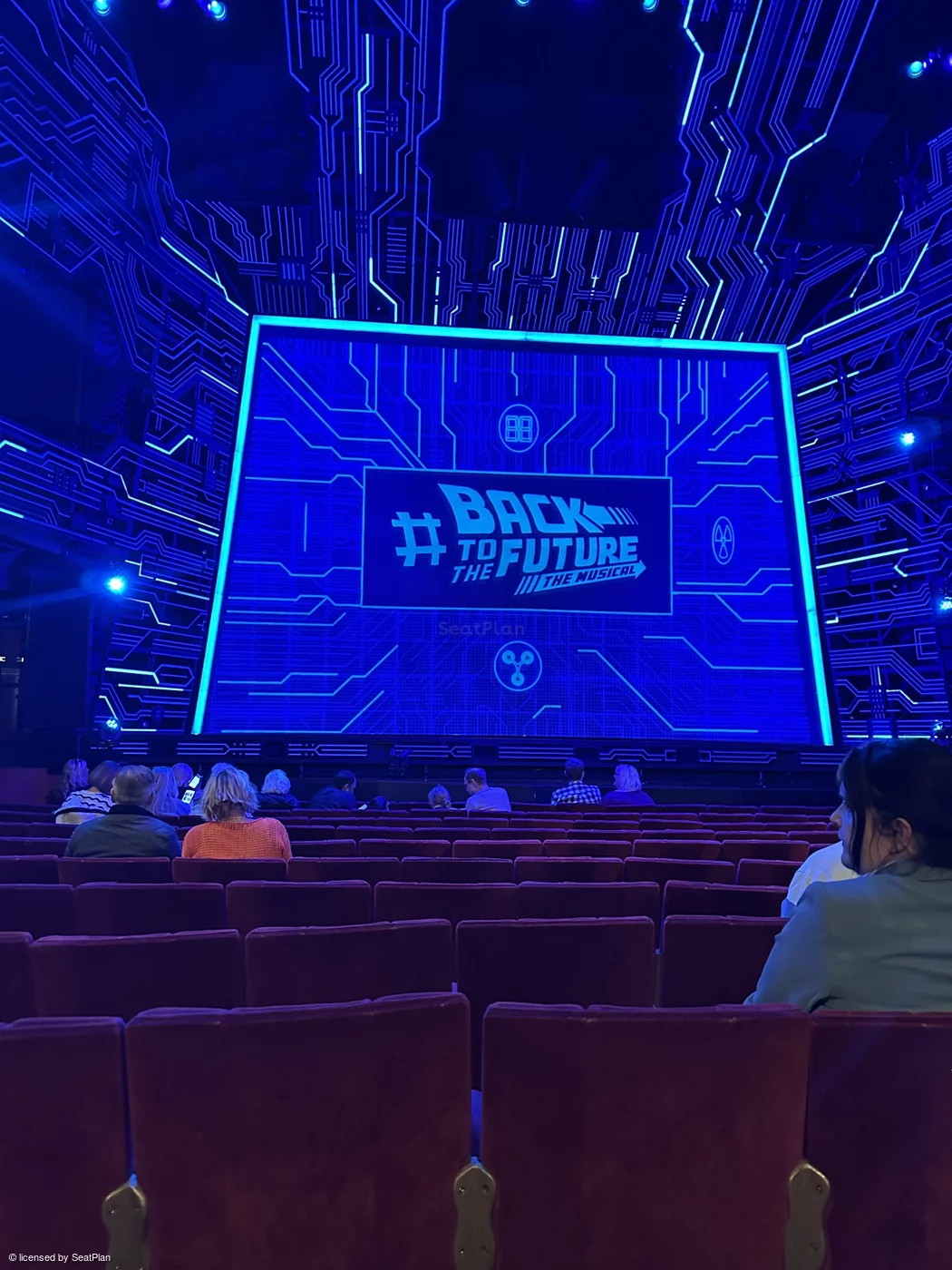 Adelphi Theatre Stalls L21 view from seat photo