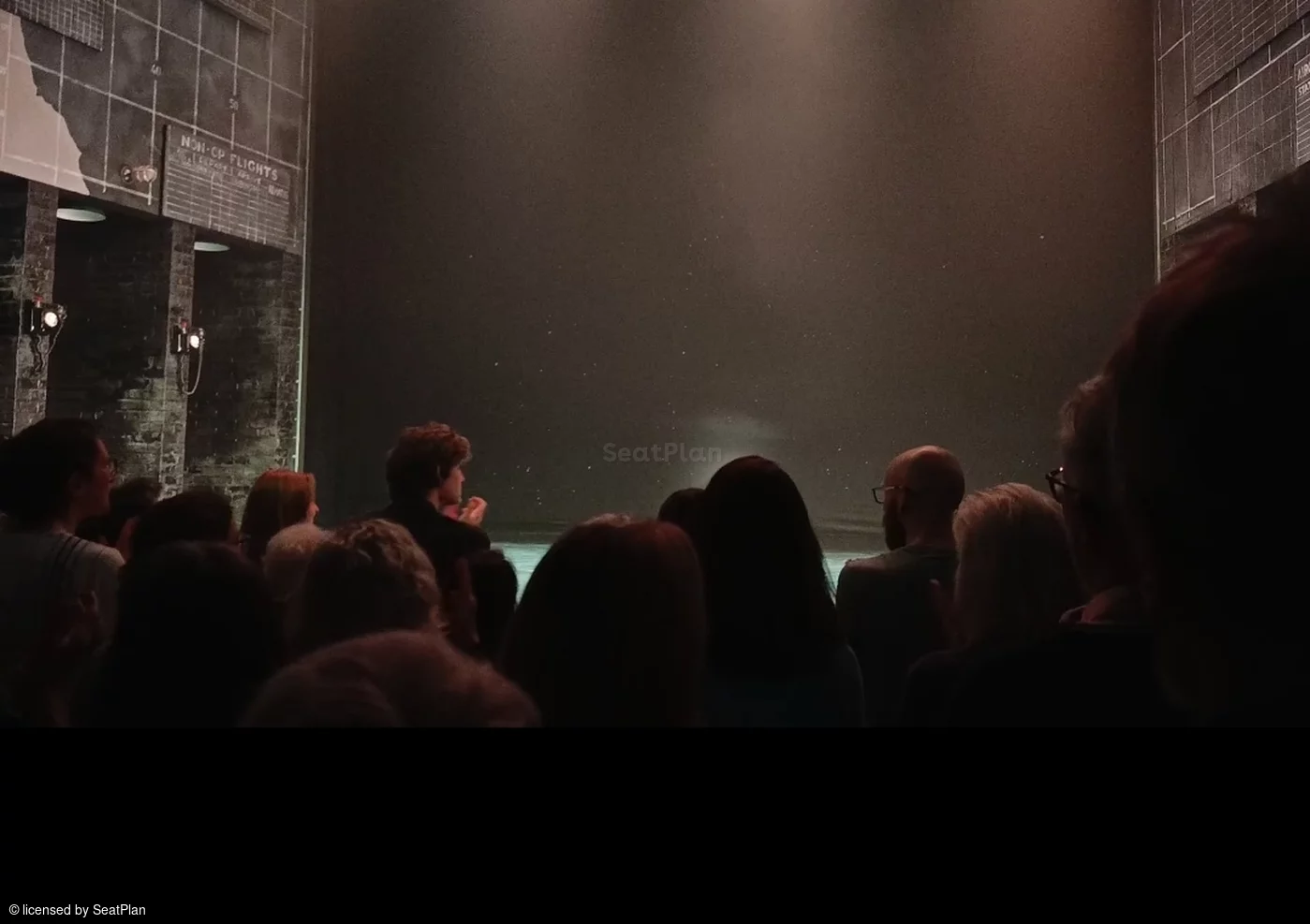 Fortune Theatre Stalls E13 view from seat photo