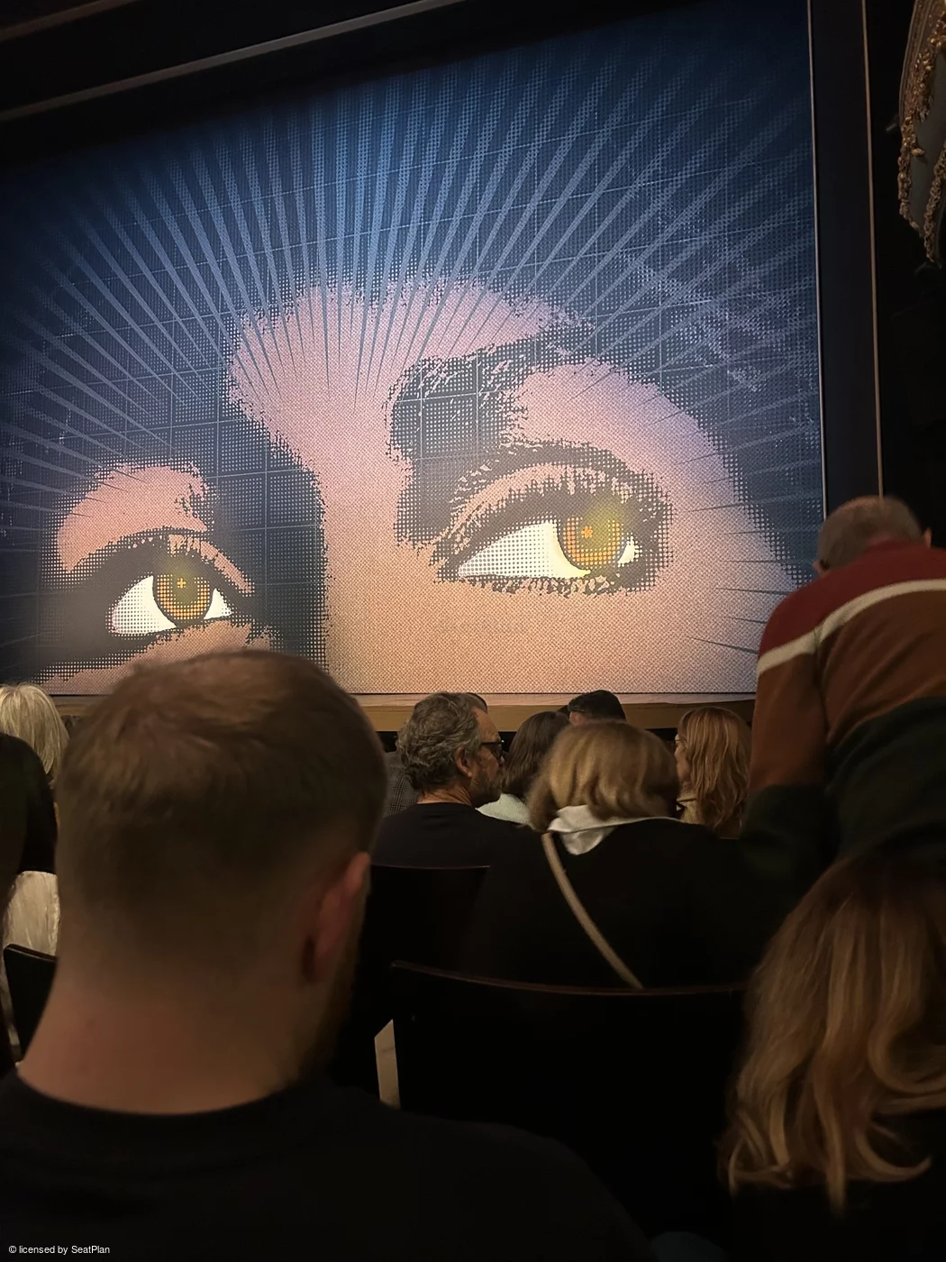 Aldwych Theatre Stalls F3 view from seat photo