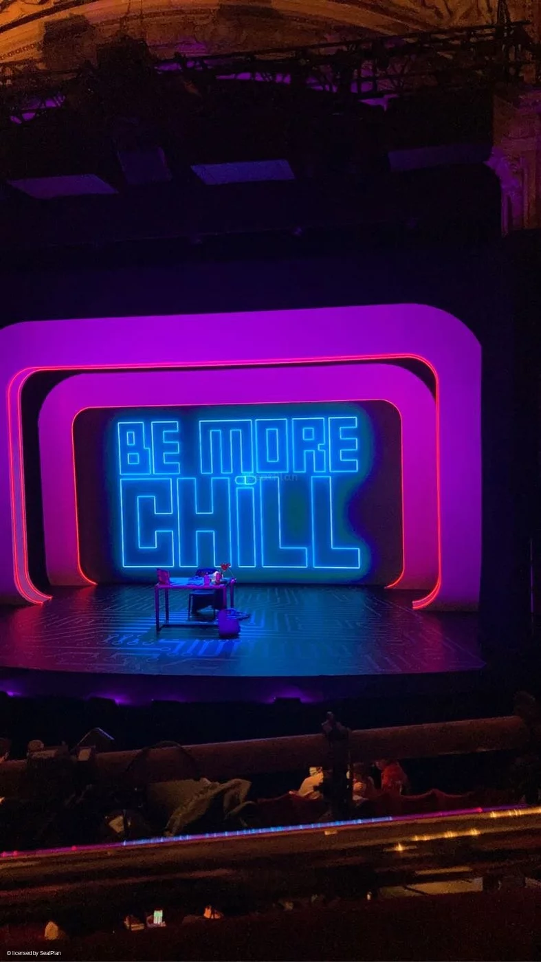 Shaftesbury Theatre Royal Circle B12 view from seat photo