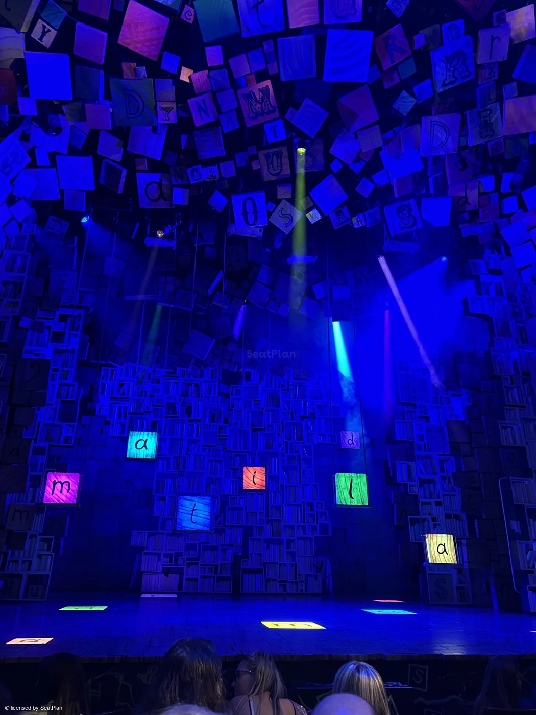 Cambridge Theatre Stalls F17 view from seat photo