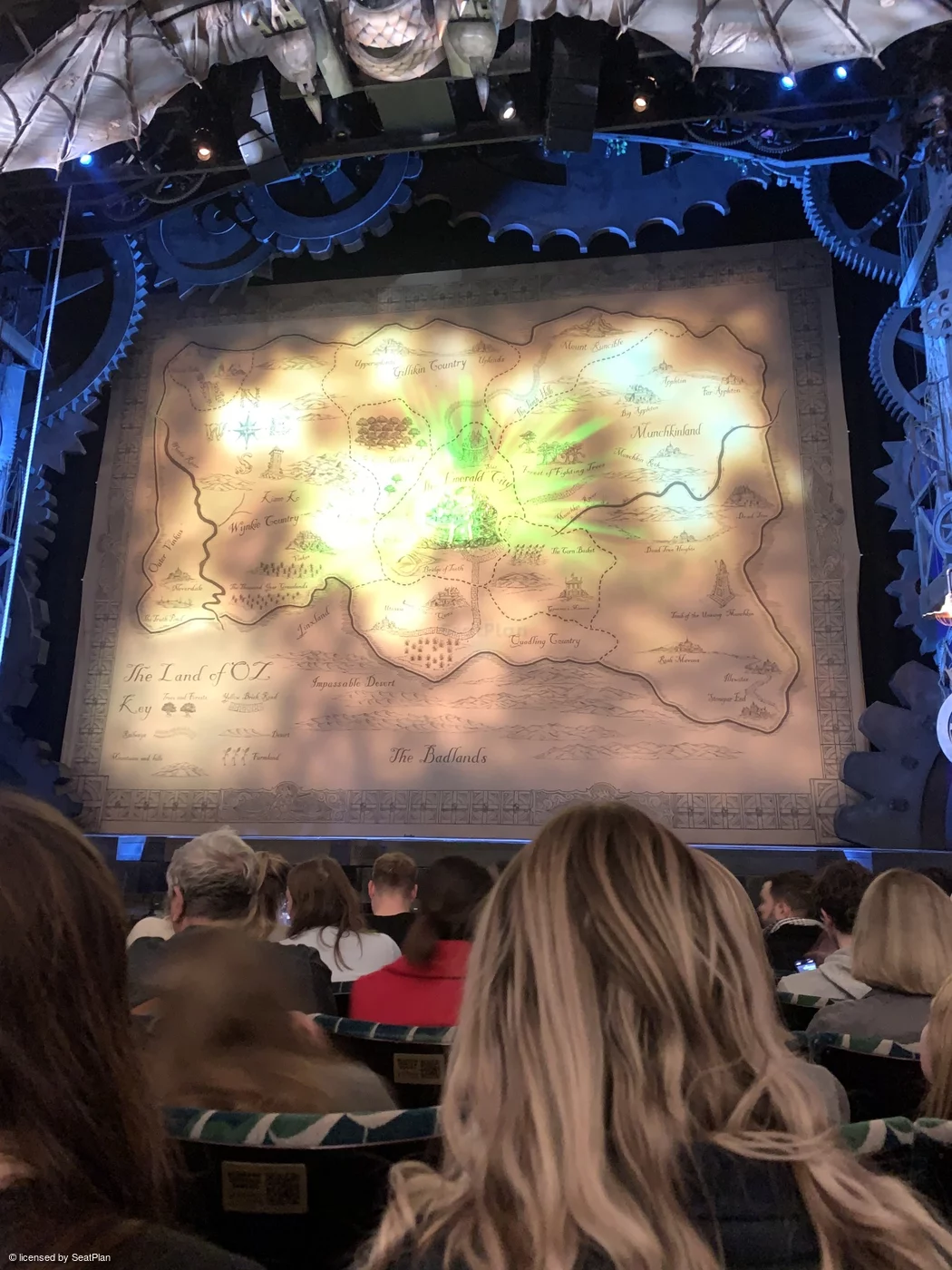 Apollo Victoria Theatre Stalls F20 view from seat photo