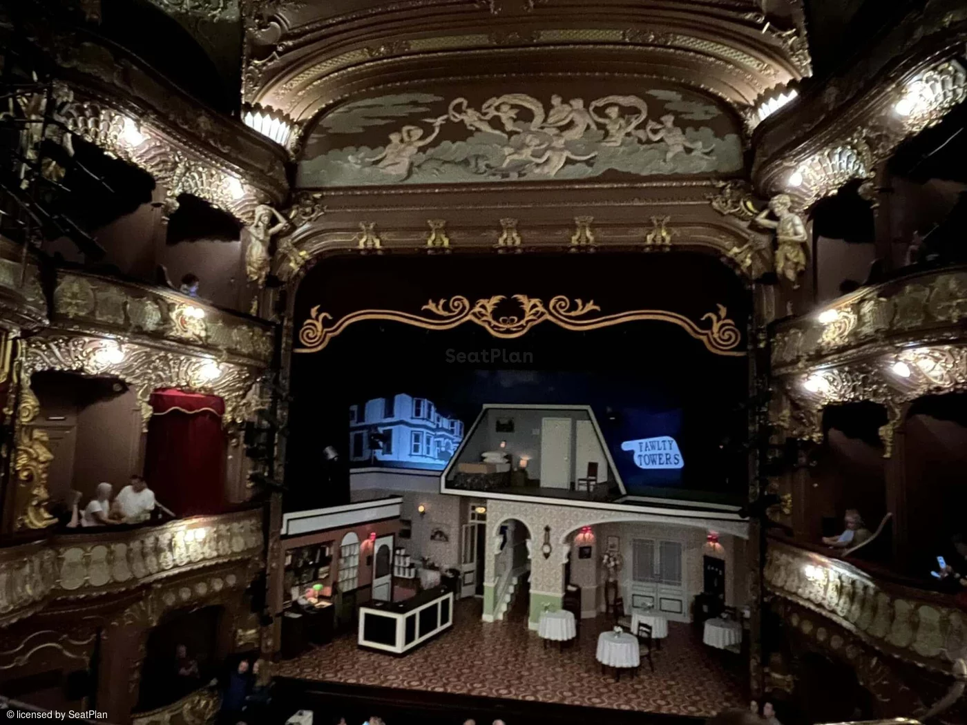 Apollo Theatre Dress Circle C18 view from seat photo