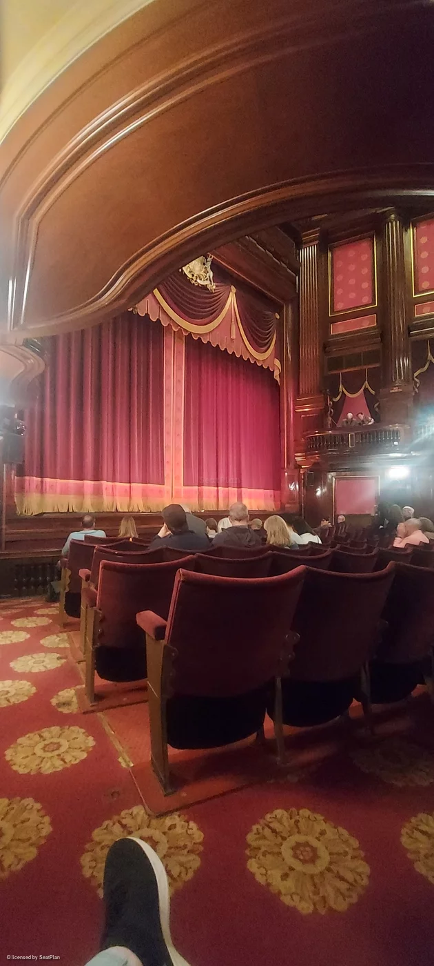 St Martin's Theatre Stalls G1 view from seat photo