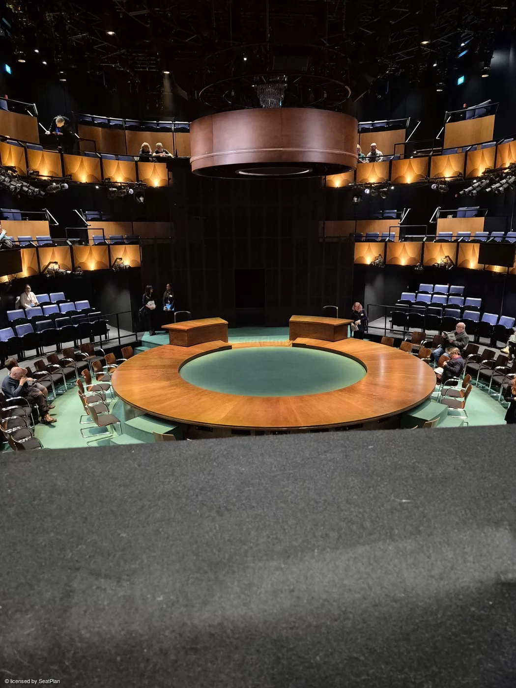 Soho Place First Balcony A39 view from seat photo